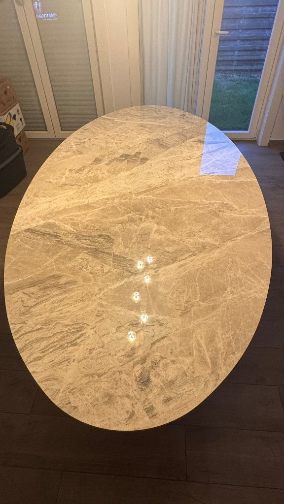 Eettafel, Comme neuf, 100 à 150 cm, Enlèvement, Modern