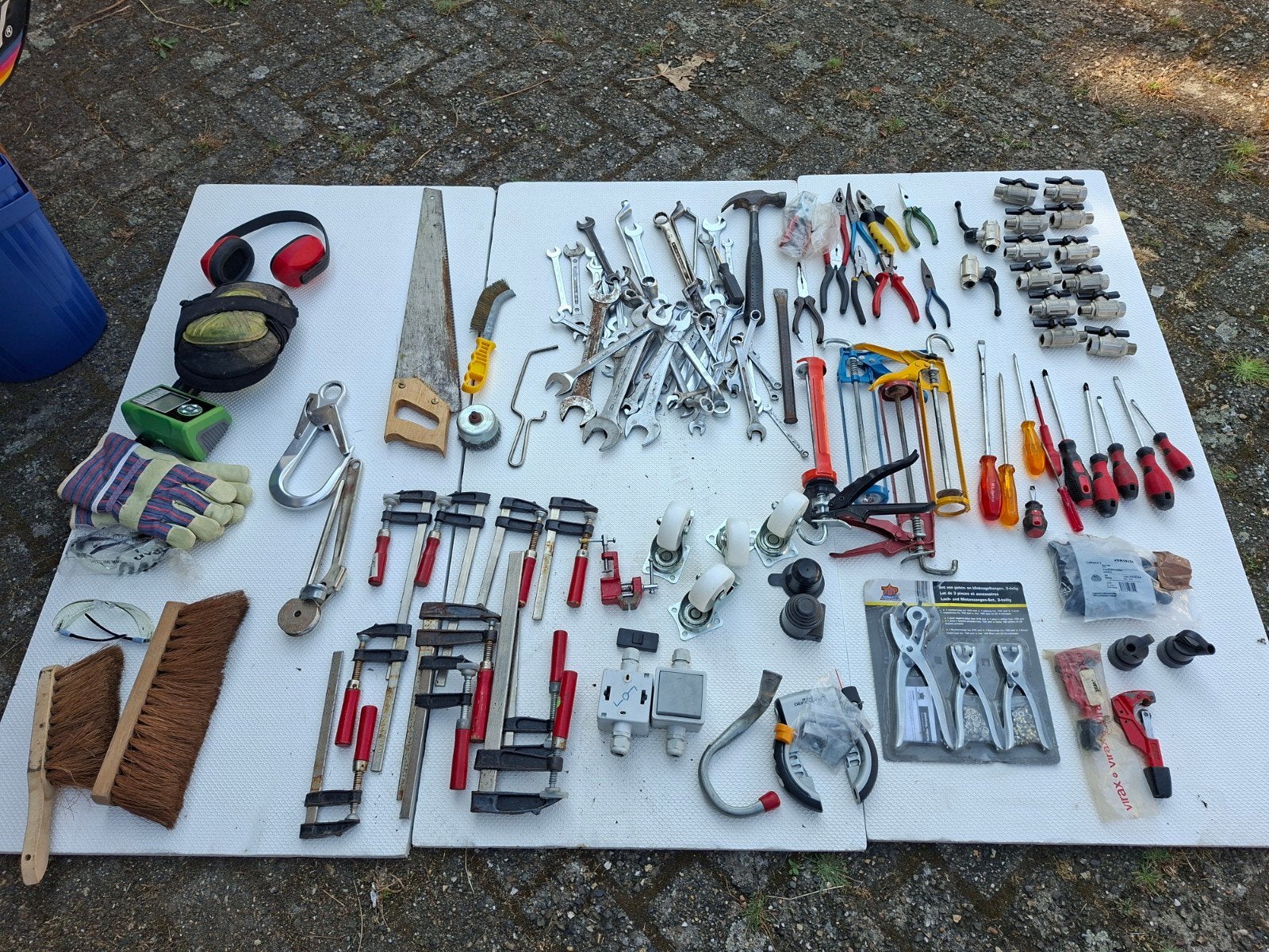 werk materiaal, Ophalen