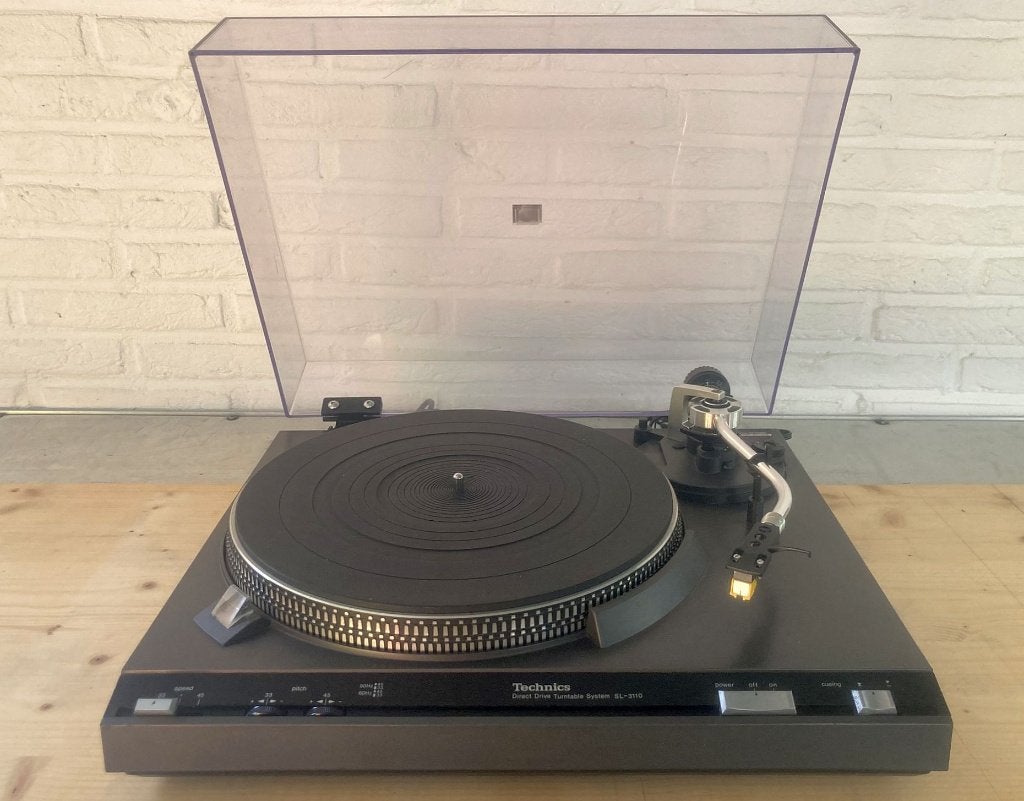 Vintage Technics SL-3110 Platenspeler – Direct Drive, Ophalen, Gebruikt, Pitch-regelaar, Platenspeler