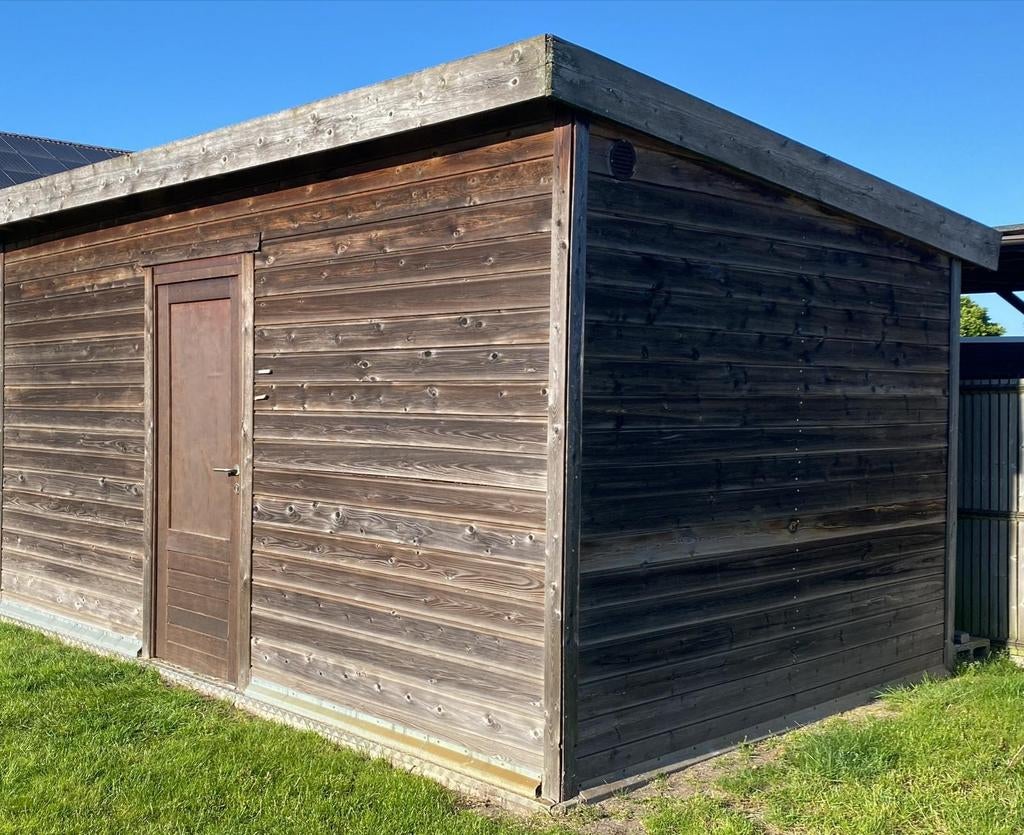 Blokhut zelf af te breken 5x3, Tuin en Terras, Tuinhuizen, Ophalen, Blokhut
