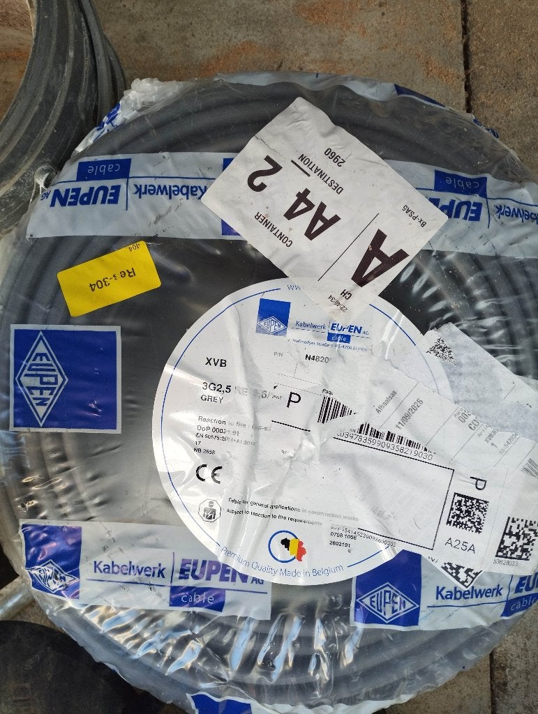 elektriciteitskabel, Doe-het-zelf en Bouw, Ophalen, Nieuw, Kabel of Snoer