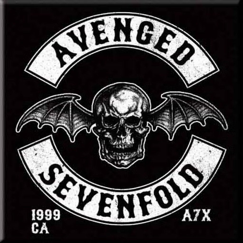 Avenged Sevenfold - Deathbat Crest - Koelkast magneet, Verzamelen, Ophalen of Verzenden, Nieuw