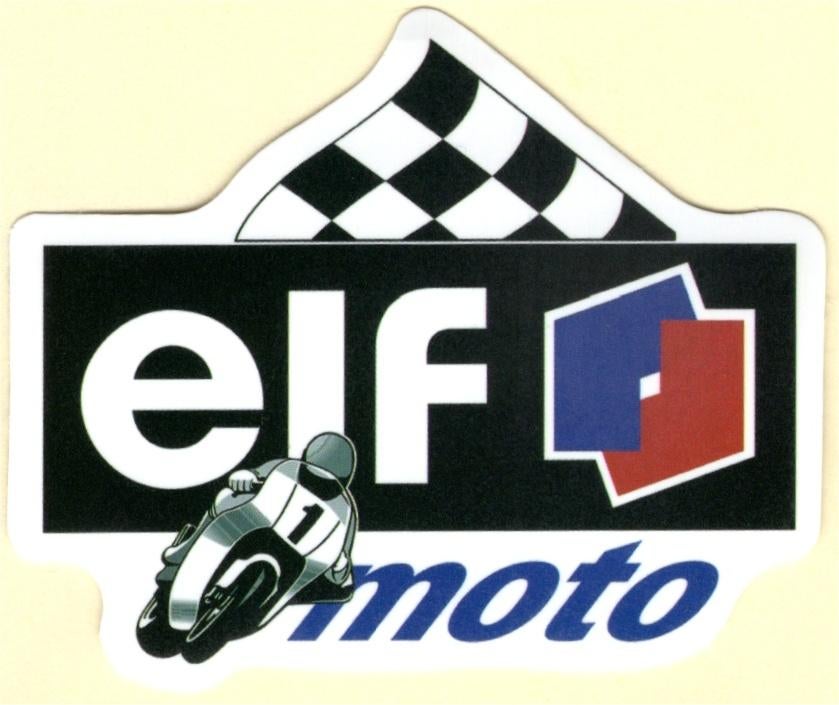 Elf moto sticker #6, Motoren, Verzenden