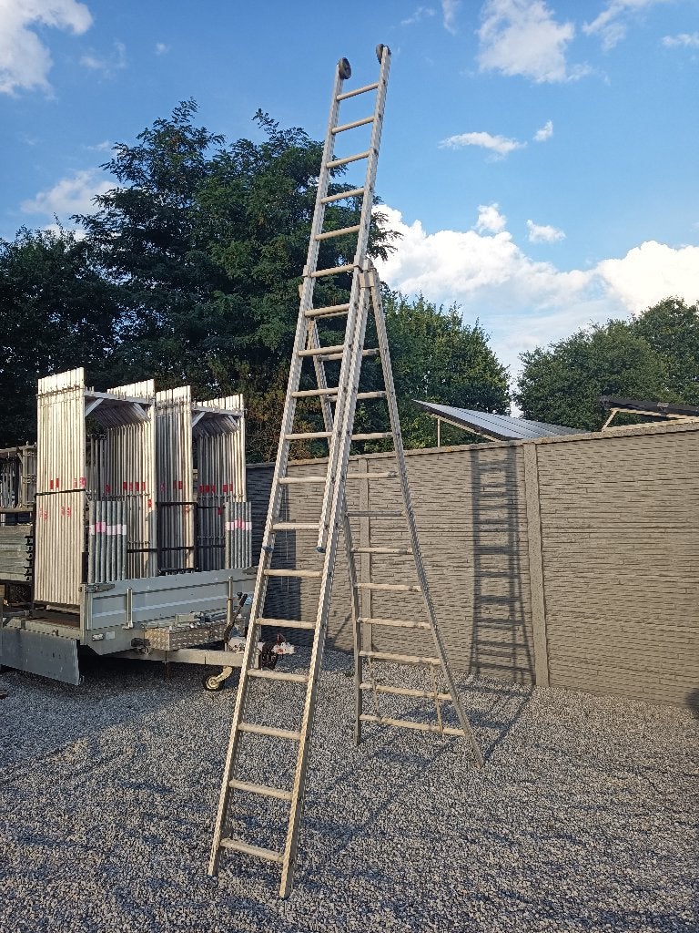 ladder, Doe-het-zelf en Bouw, Ladders en Trappen, Ophalen, Gebruikt, Ladder, Opvouwbaar of Inschuifbaar