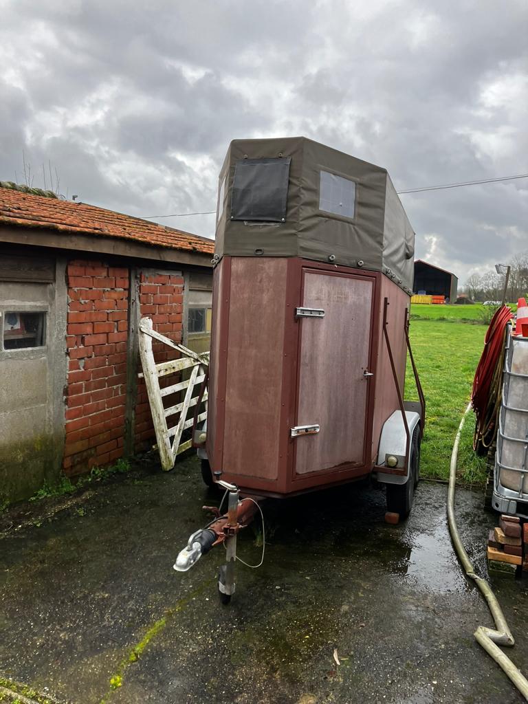 1,5 paards trailer  Max 1200 kg, Dieren en Toebehoren, Ophalen, Gebruikt, 1½-paards trailer