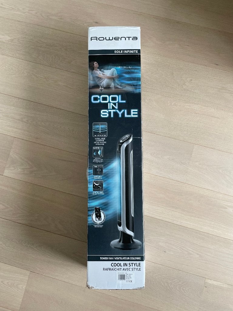 (Nieuw) Rowenta Sole Infinite Fan, Elektronische apparatuur, Ventilatoren, Ophalen, Ventilator met afstandsbediening, Nieuw, Torenventilator
