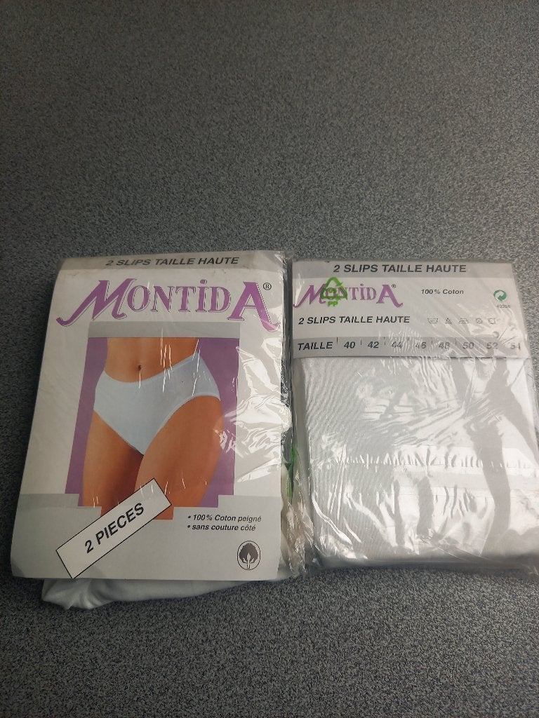 slips blancs pour femmes, Montida, Enlèvement ou Envoi, Blanc, Slip