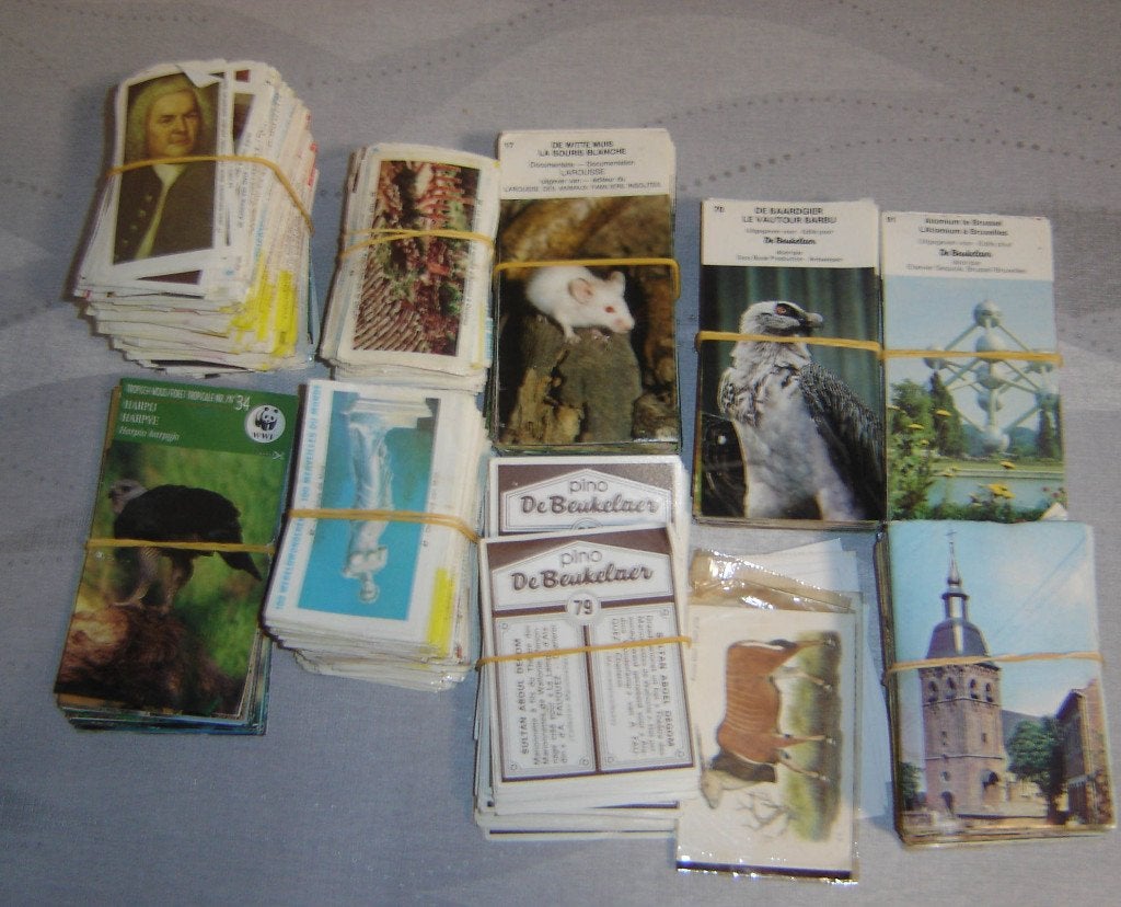 Chromos DE BEUKELAER Divers zie beschrijving 1,5kg, Verzamelen, Foto's en Prenten, 1960 tot 1980, Gebruikt, Verzenden, Prent