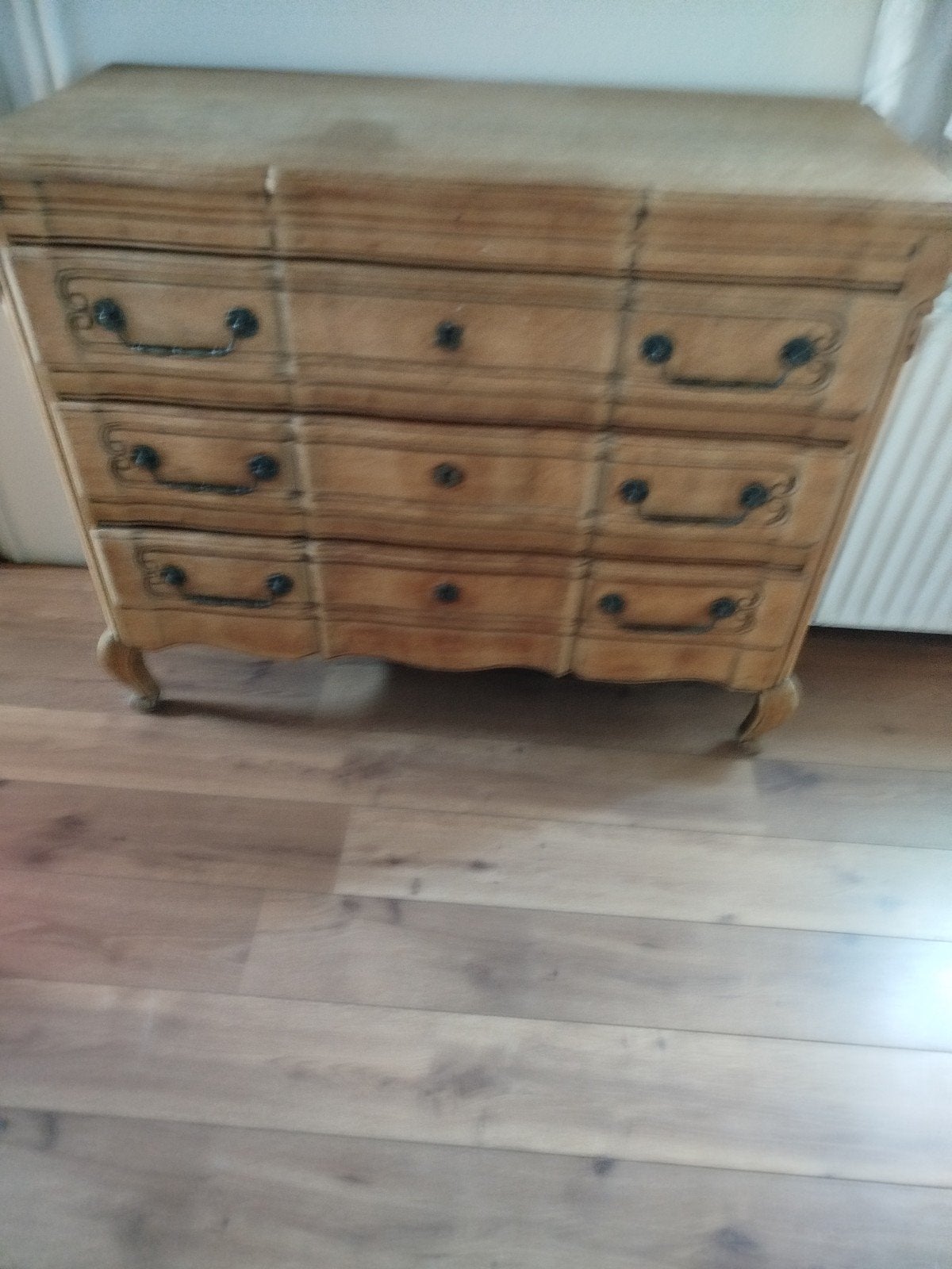 Commode style ancien / vintage – 3 tiroirs, 3 ou 4 tiroirs, 25 à 50 cm, Moins de 100 cm, Autres essences de bois