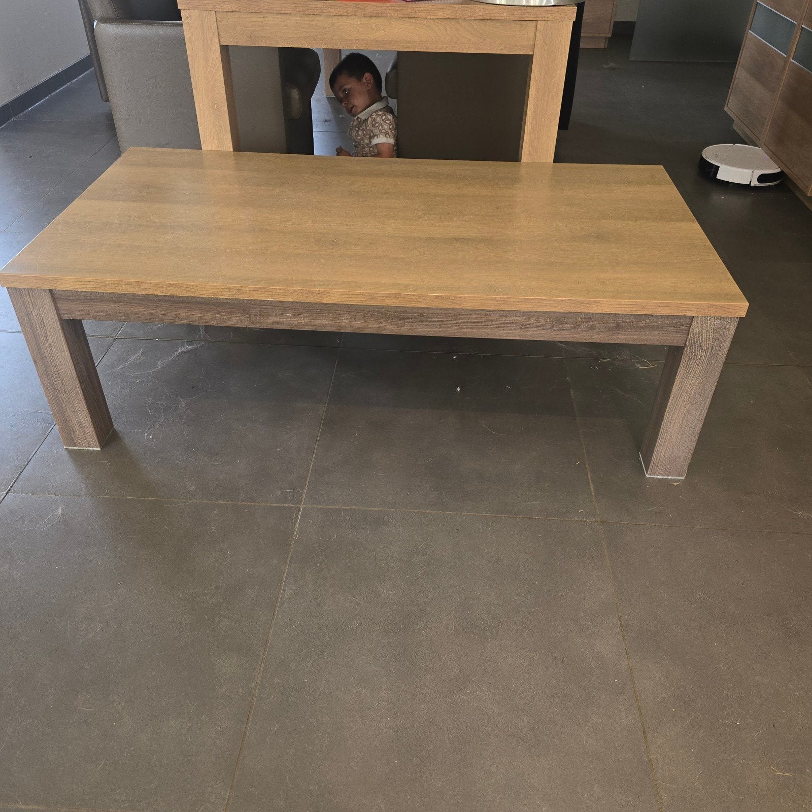houten/eiken salontafel, Ophalen