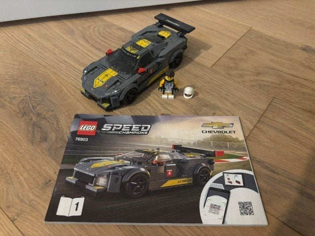 LEGO Speed Champions Chevrolet Corvette C8.R & 1968 Corvette, Enlèvement ou Envoi, Lego, Ensemble complet, Speed Champions