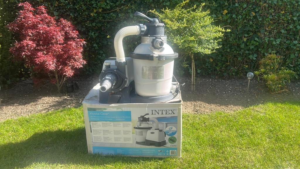 Zandfilterpomp intex, Tuin en Terras, Zwembad-toebehoren, Ophalen, Gebruikt