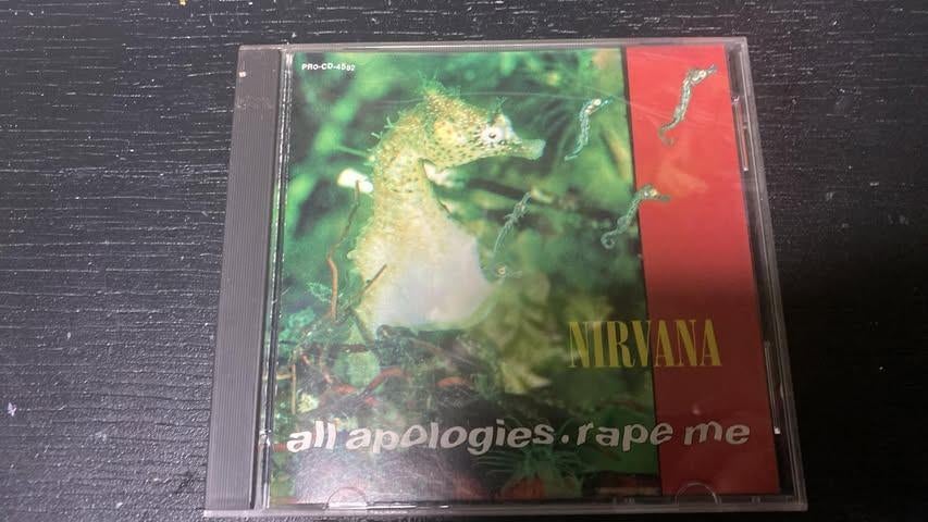 CD Nirvana singles all apologies cd promotional rare!, Enlèvement ou Envoi