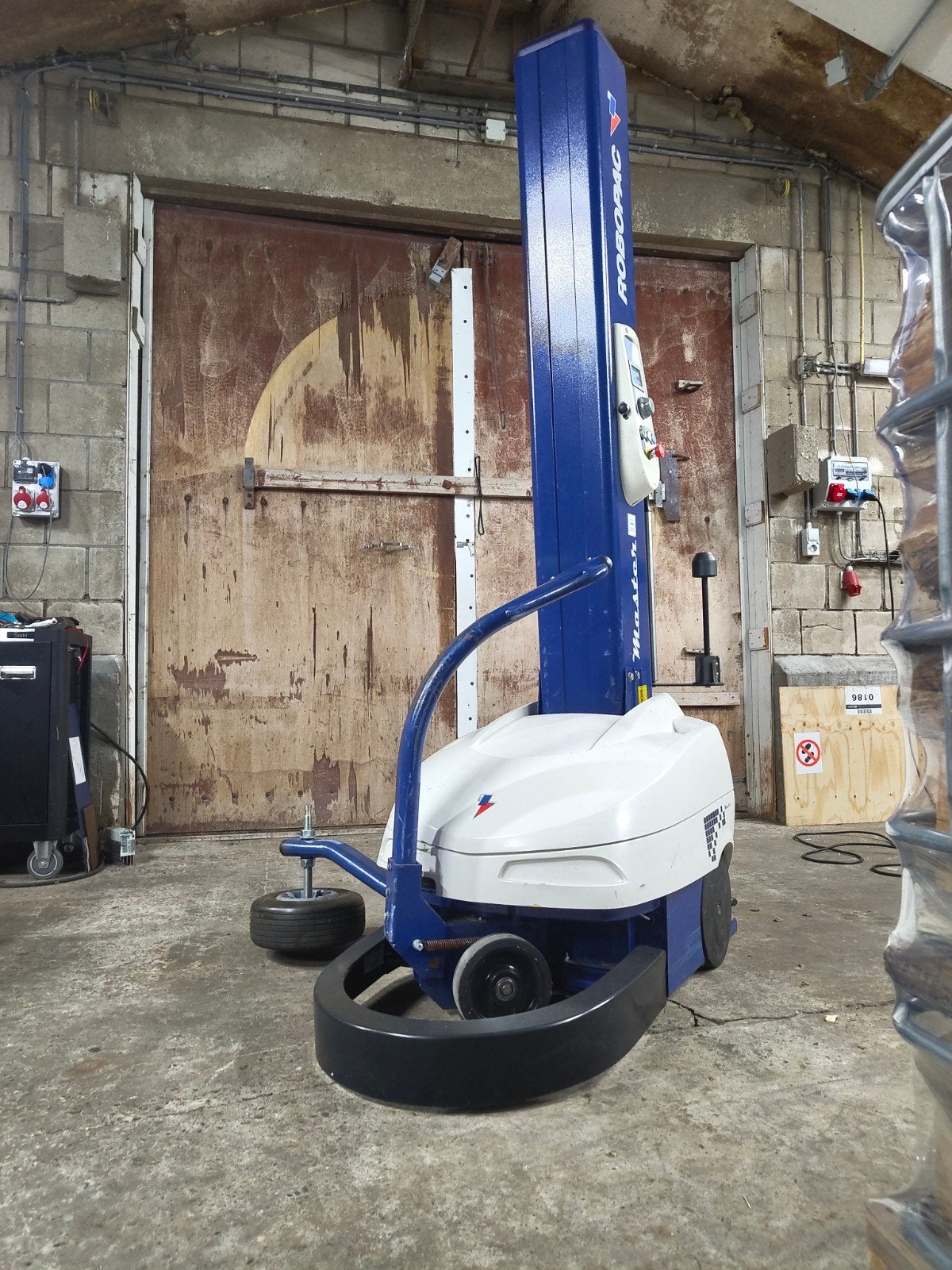 Robopac Master Robot 2020 palletwikkelaar Robotwikkelaar, Doe-het-zelf en Bouw, Ophalen, Zo goed als nieuw