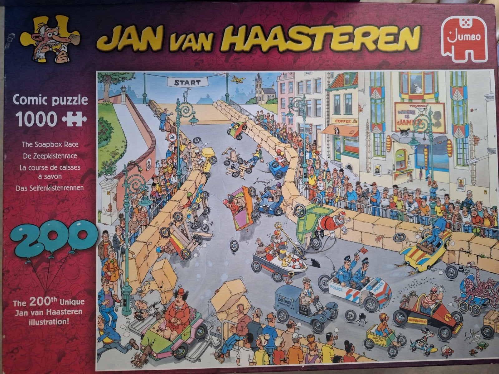 JAN VAN HAASTEREN PUZZEL1000 stuks, Ophalen of Verzenden