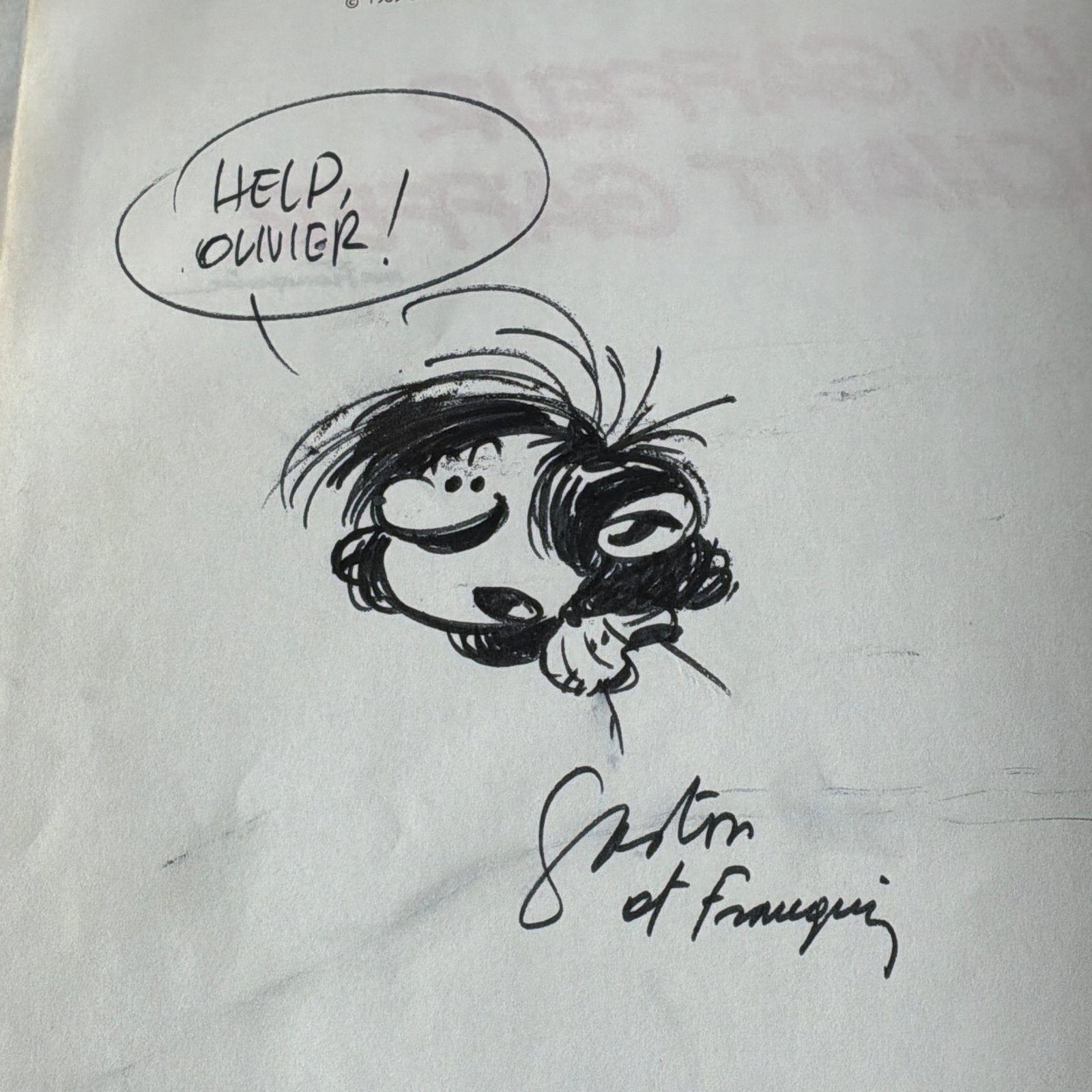 Inwijding van Gaston Lagaffe door Franquin, Ophalen of Verzenden, Zo goed als nieuw