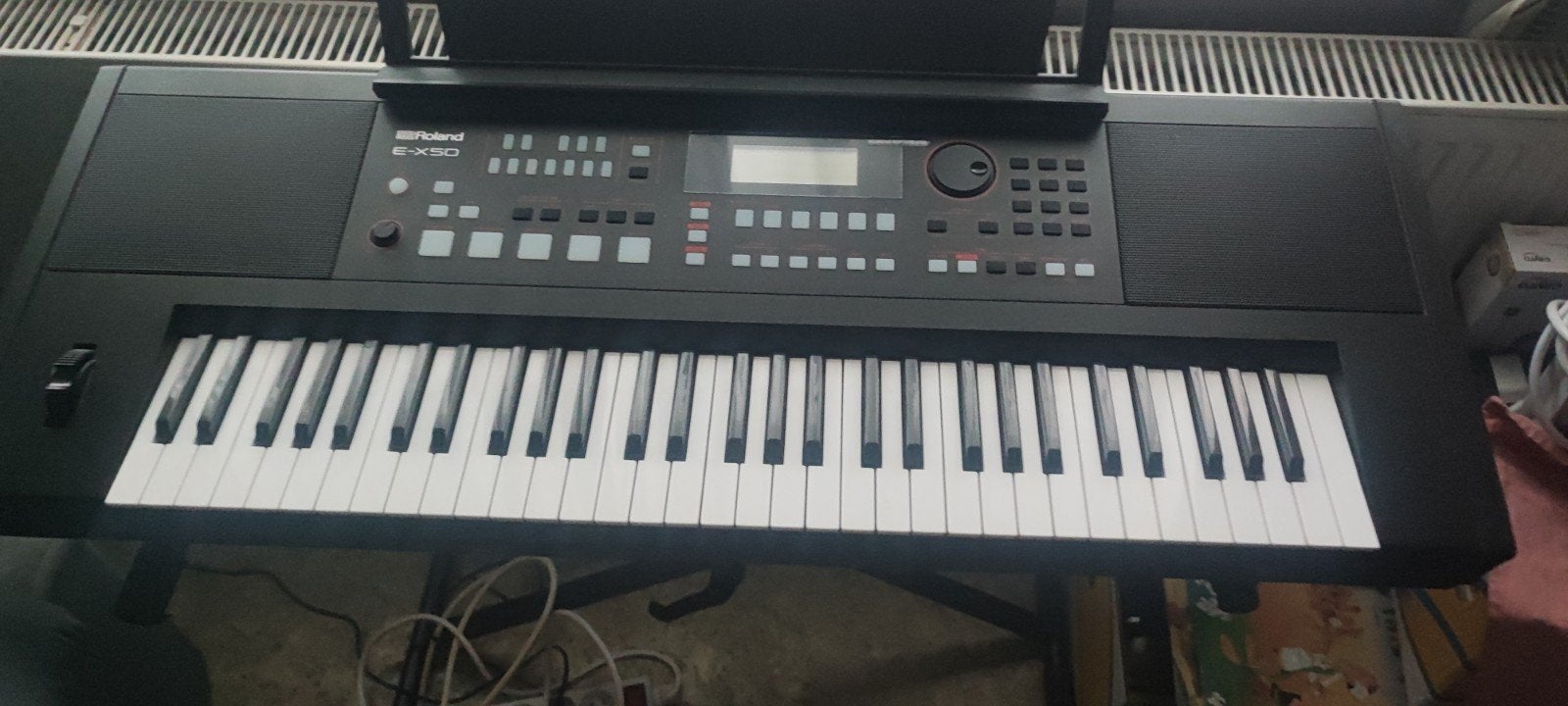 EX-50 synthesizer voor toetsenbordarrangeur, Muziek en Instrumenten, Ophalen, Zo goed als nieuw, Roland, Aanslaggevoelig