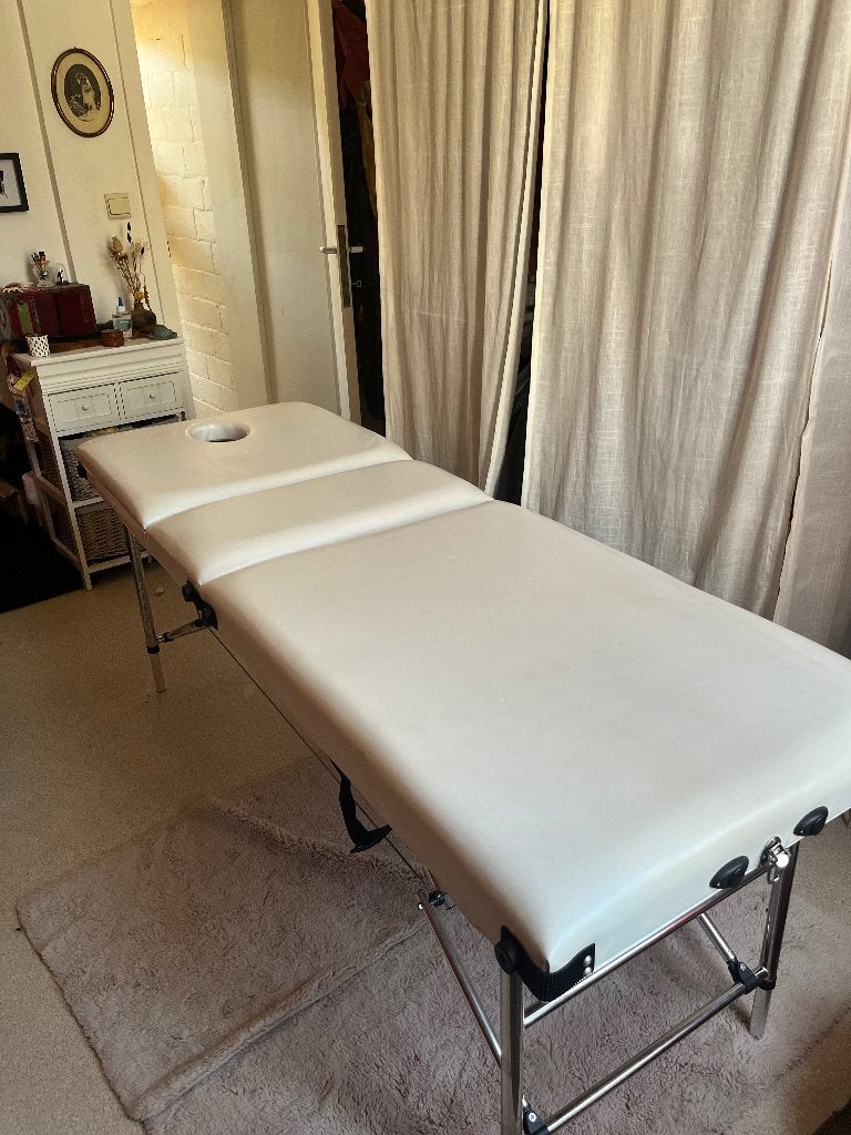 Draagbare Massagetafel, Sports & Fitness, Produits de massage, Enlèvement, Utilisé, Table de massage