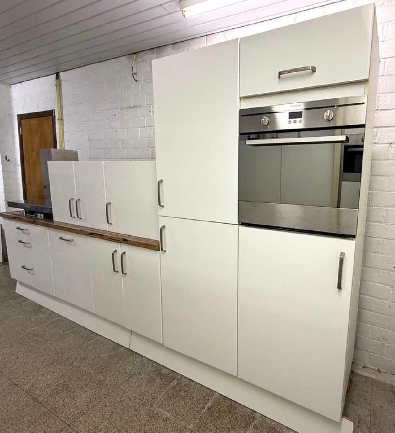 Moderne witte Hoogglans Keuken compleet inclusief apparatuur, Huis en Inrichting, Keuken | Complete keukens, Ophalen of Verzenden