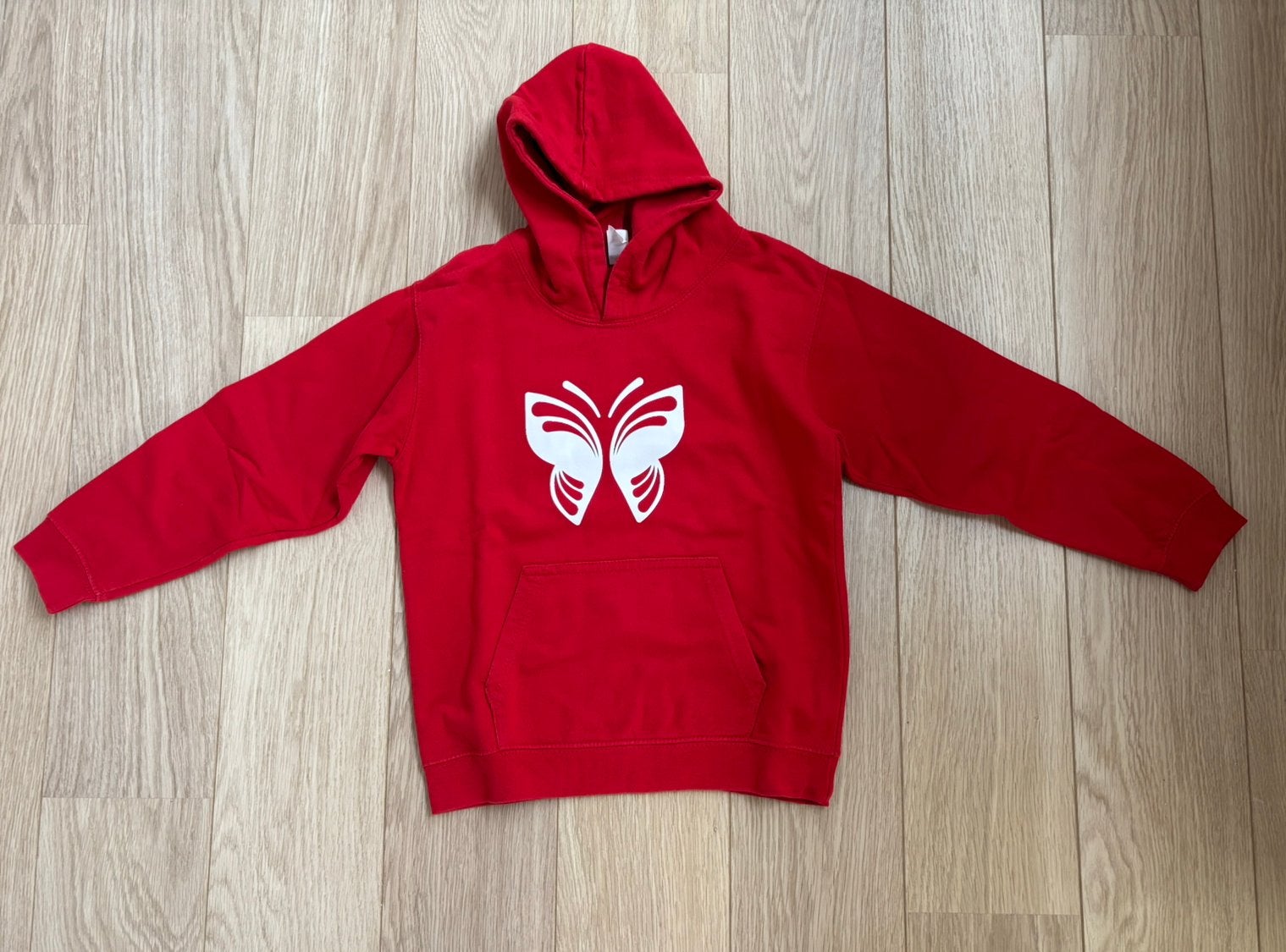 Hoodie / trui Paraduze rood maat 9 - 11 jaar, Ophalen of Verzenden, Zo goed als nieuw, Jongen of Meisje, Trui of Vest