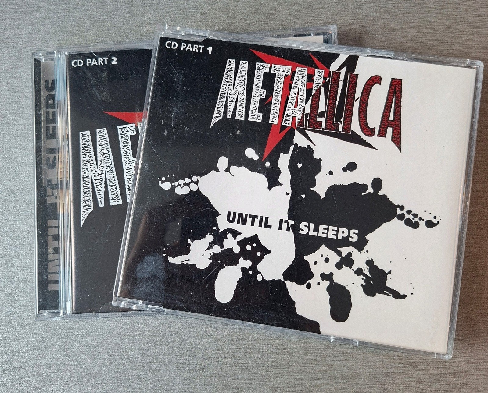2x cd-Single.  Metallica. Until it sleeps. Part one & two., Cd's en Dvd's, Cd's | Hardrock en Metal, Ophalen of Verzenden