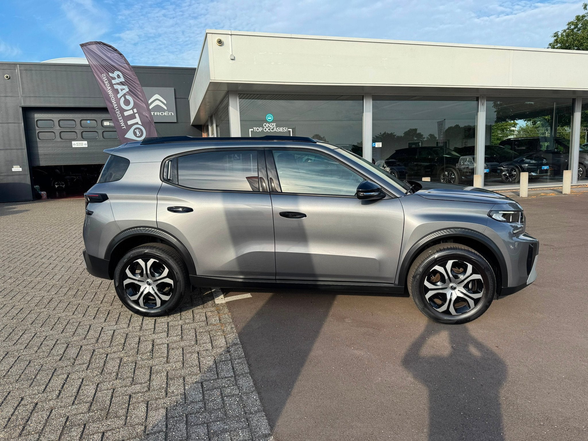 Citroën C3 Aircross TURBO 100 CH -MAX - MANUEEL - WAARBORG, Autos, Argent ou Gris, Achat, 4 portes, Boîte manuelle