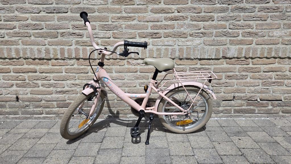 Fiets meisje 14 inch, Ophalen, Terugtraprem, Gebruikt, BikeFun Kids (BFK)