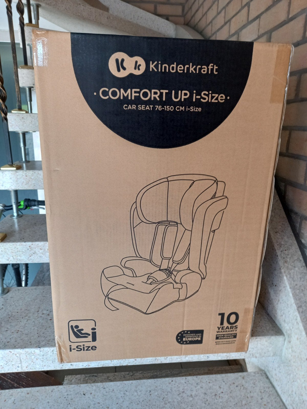 KINDERKRAFT CONFORT UP i-SIZE autostoeltje, Autogordel, Nieuw, 9 t/m 36 kg, Afneembare rugleuning