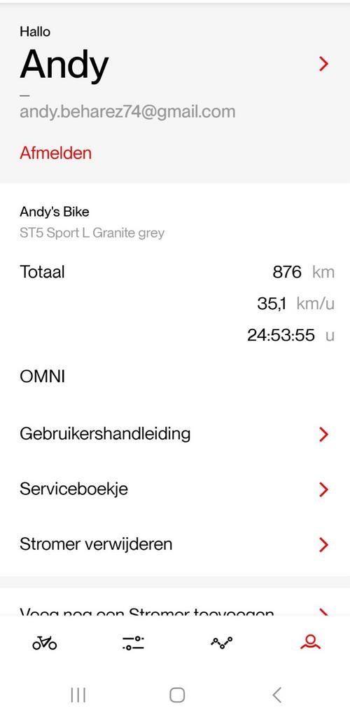 Strömer ST5 sport granito grey, Fietsen en Brommers, Ophalen