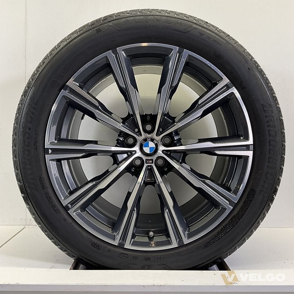 BMW X5 G05 EN X6 G06 BREEDSET VELGEN + ZOMERBANDEN 20 INCH O, Auto-onderdelen, Gebruikt, -, 275 mm, -