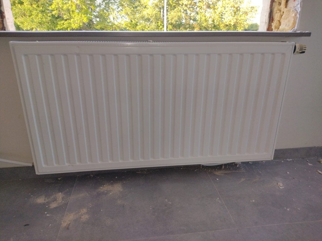 Radiator/Chauffage 120 x 60 x 10 cm, Doe-het-zelf en Bouw, Ophalen, 30 tot 80 cm, Gebruikt, Radiator