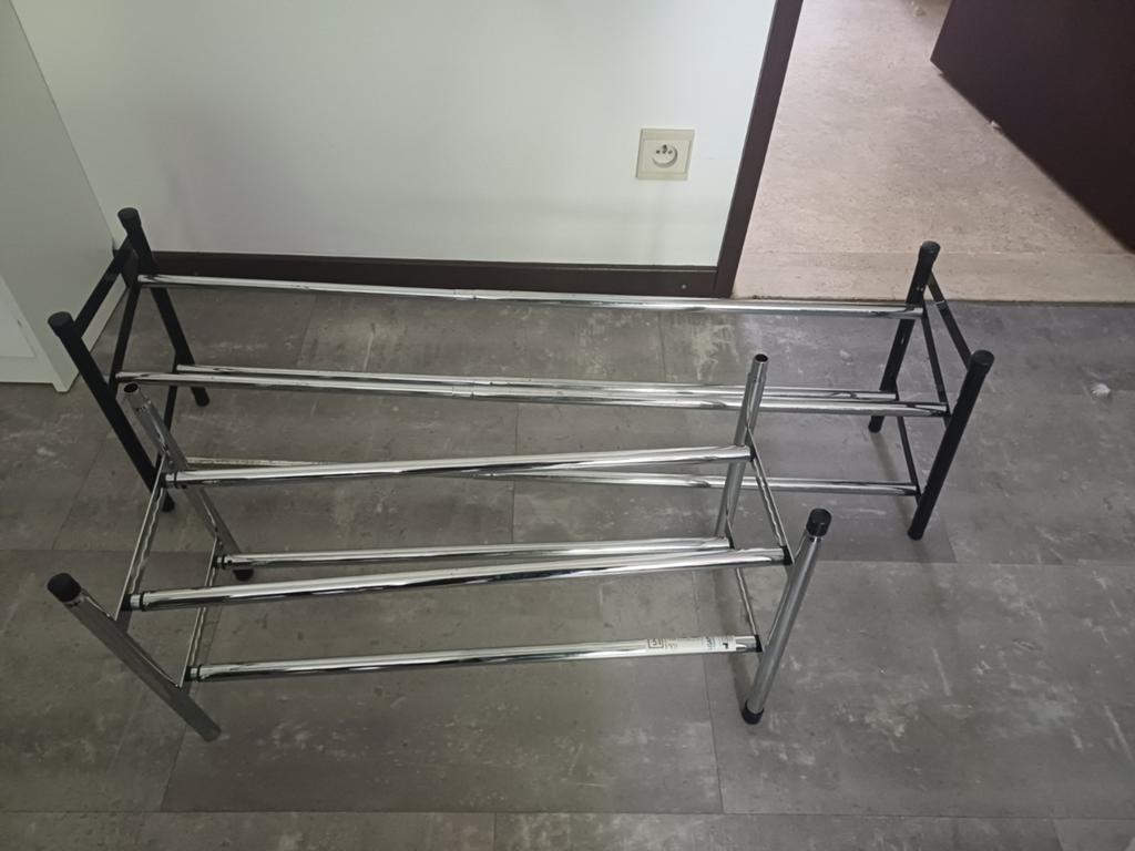 Verstelbaar metalen schoenenrek (2 voor €10), Ophalen