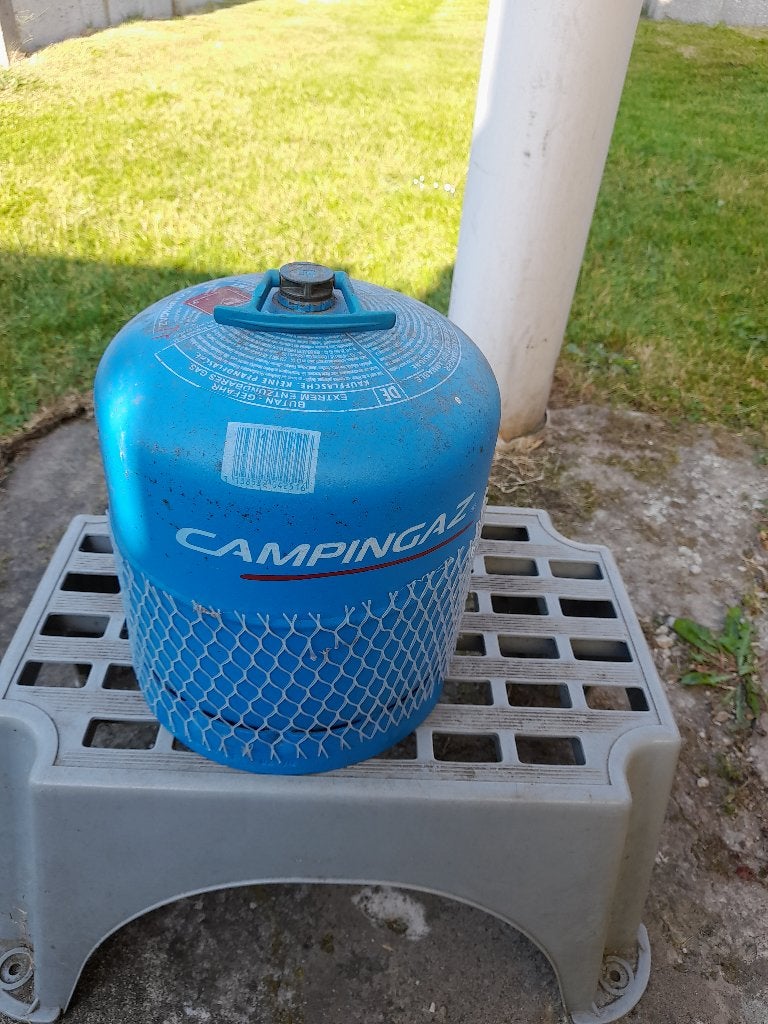 Campingazfles 907, Ophalen, Gebruikt