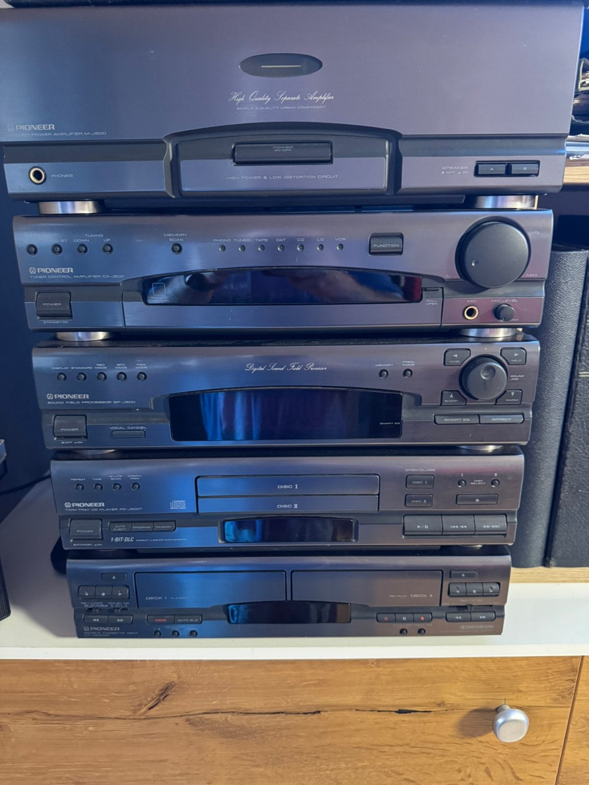 Chaine hifi pioneer éléments séparés, TV, Hi-fi & Vidéo, Enlèvement, Utilisé, Haut-parleurs, Pioneer
