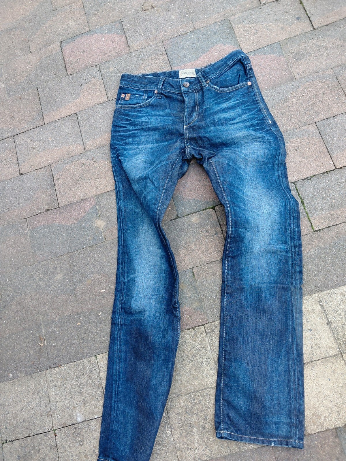 skinny  jeans, Ophalen, Jack  jones, Blauw, Overige jeansmaten