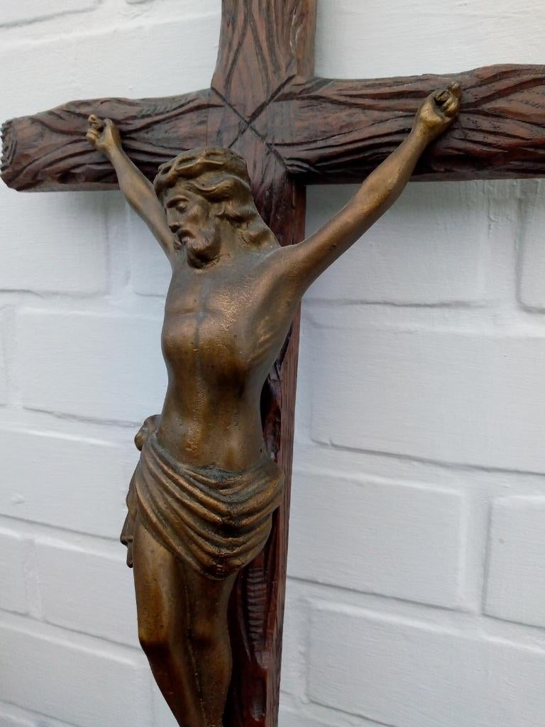 religie kruisbeeld, schapulieren en misboek antiek, Ophalen, Gebruikt, Beeld(je), Christendom | Katholiek