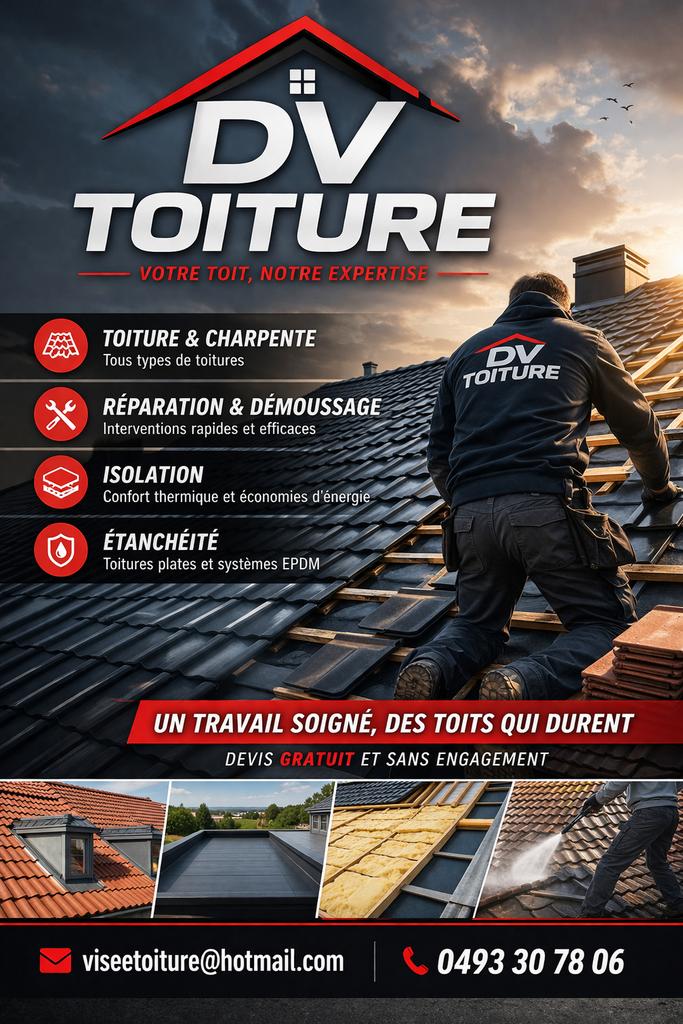 Visee toiture disponible demoussage , toiture complete ., Enlèvement, Comme neuf