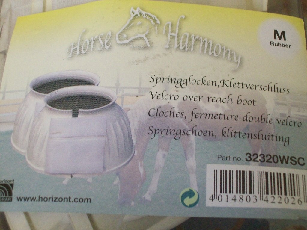 Springschoenen Wit Medium Horse Harmony Nieuw in de doos, Dieren en Toebehoren, Paarden en Pony's | Beschermers, Springschoenen