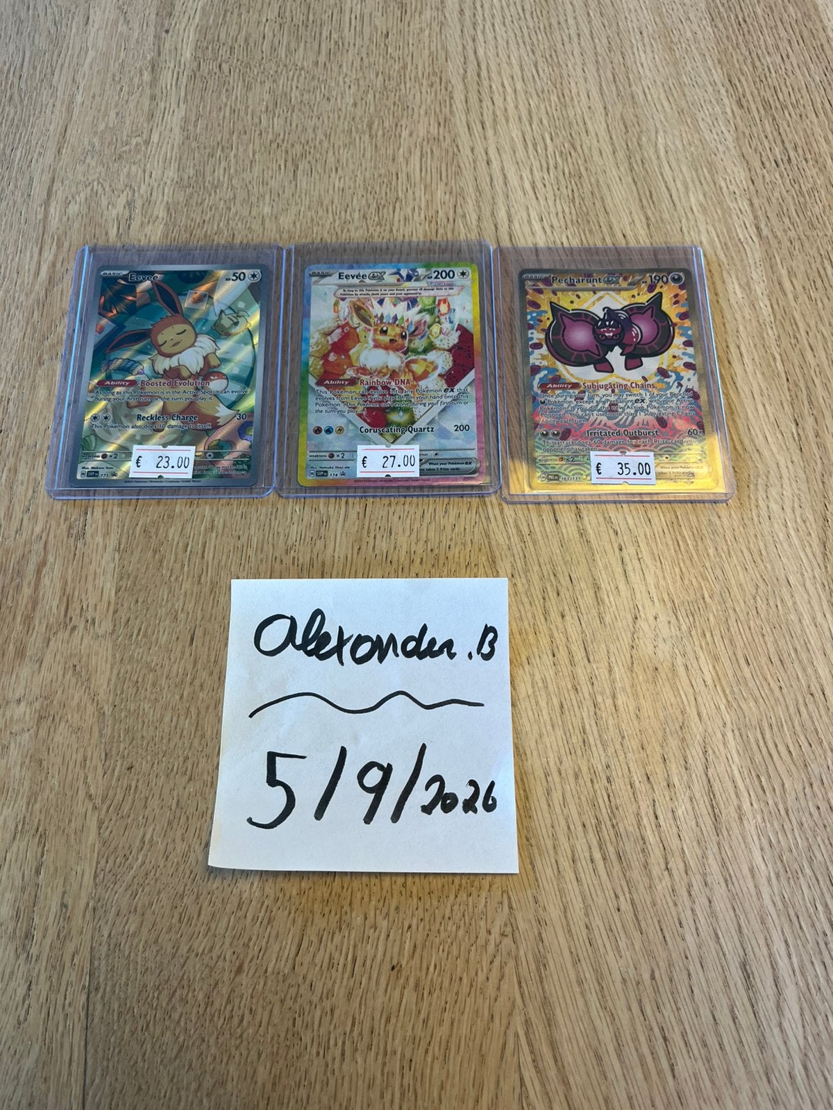 Pokemon kaarten van : Prismatic Evolutions, Enlèvement ou Envoi, Comme neuf