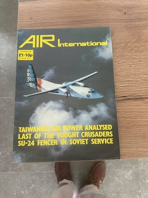 Air International, sept 1987 puissance aérienne taïwanaise, Enlèvement ou Envoi, 1980 à nos jours, Journal ou Magazine