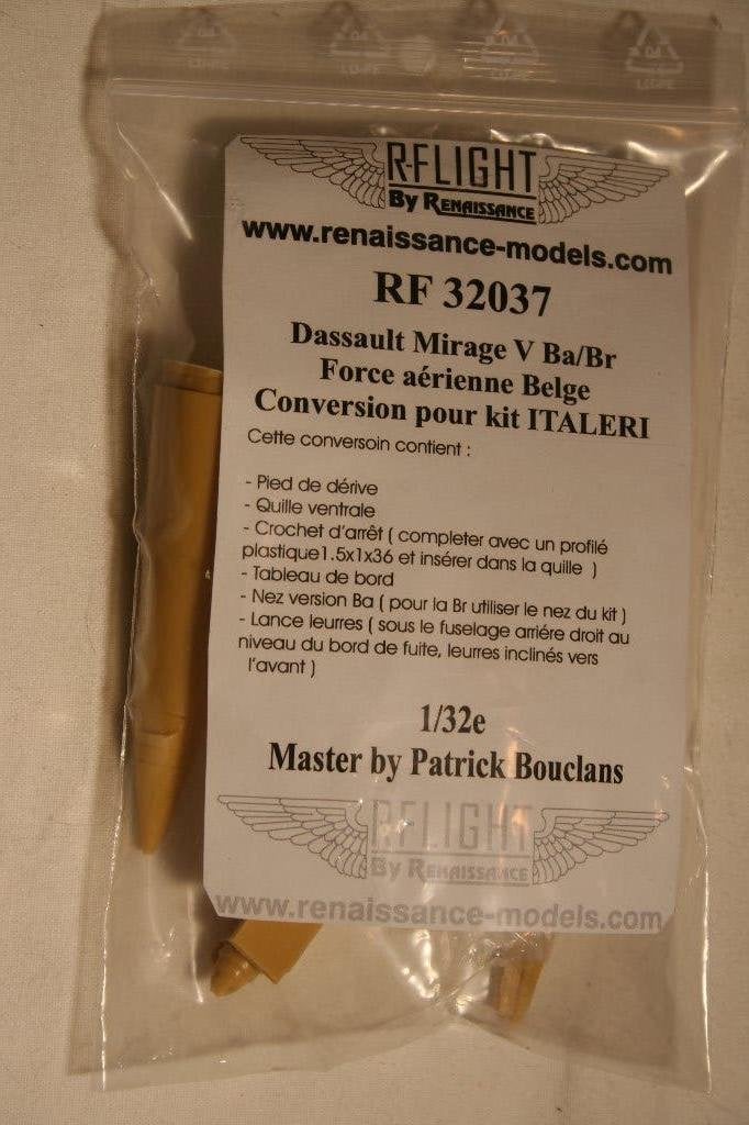 R-Flight 1/32 Mirage 5BA/BR conversion set, Hobby & Loisirs créatifs, Modélisme | Avions & Hélicoptères, Plus grand que 1:72, Comme neuf