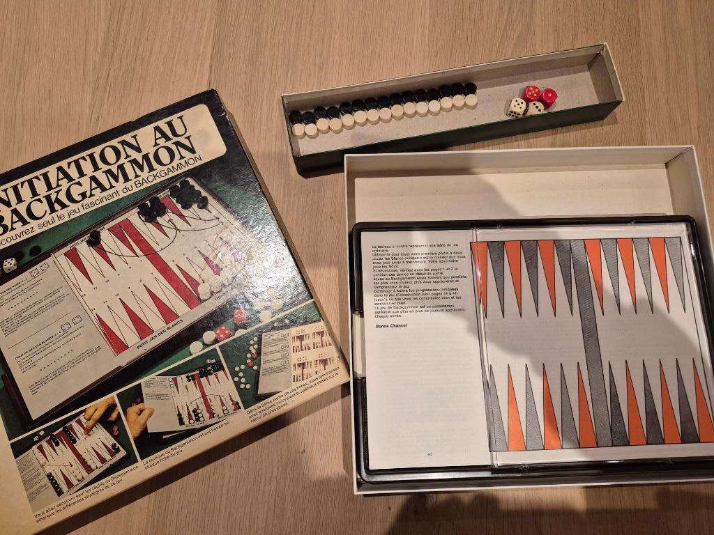 Bordspel Initiation au Backgammon, Hobby & Loisirs créatifs, Enlèvement ou Envoi