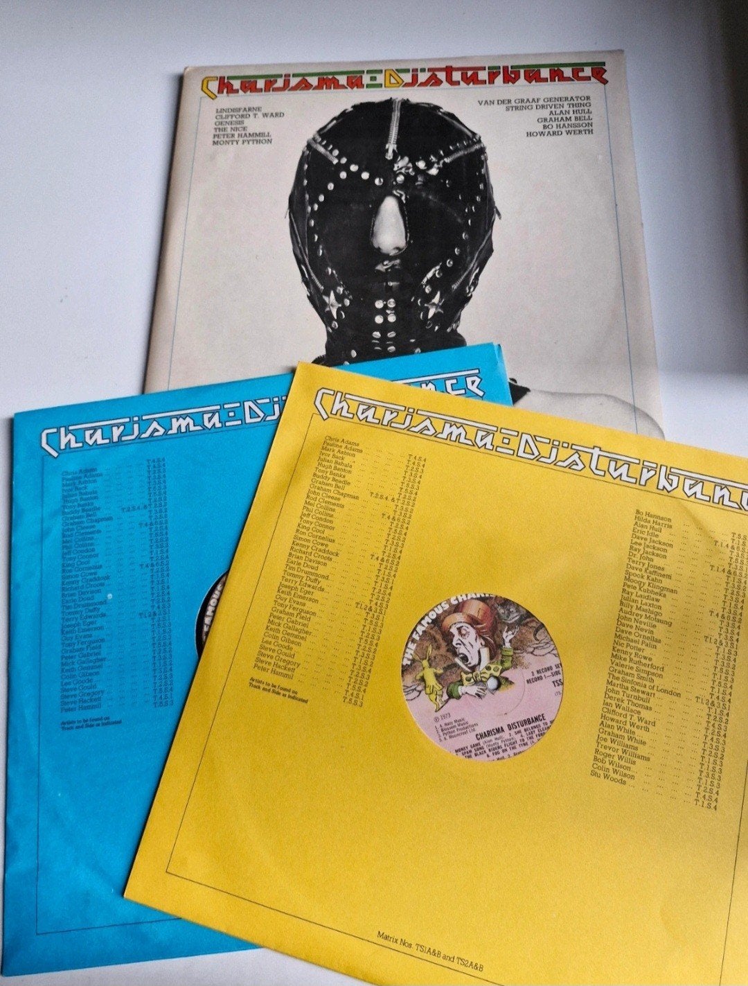 Charisma disturbance double LP de 1973, Double LP, Enlèvement, Double LP