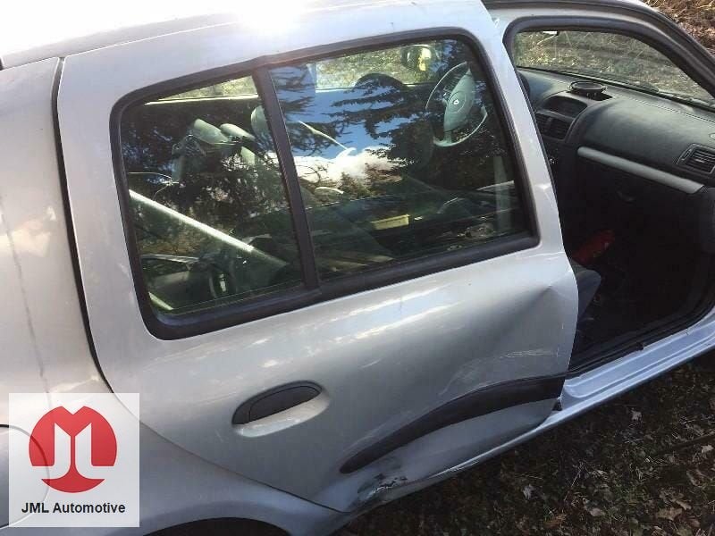 PORTIERRUIT PORTIERRAAM RUIT RECHTS ACHTER RENAULT CLIO, Gebruikt, -, Renault, -