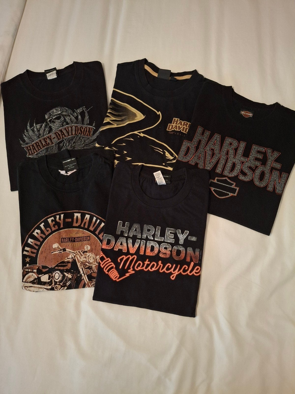 Tshirts harley davidson, Vêtements | Hommes, Enlèvement, Comme neuf, Taille 52/54 (L)
