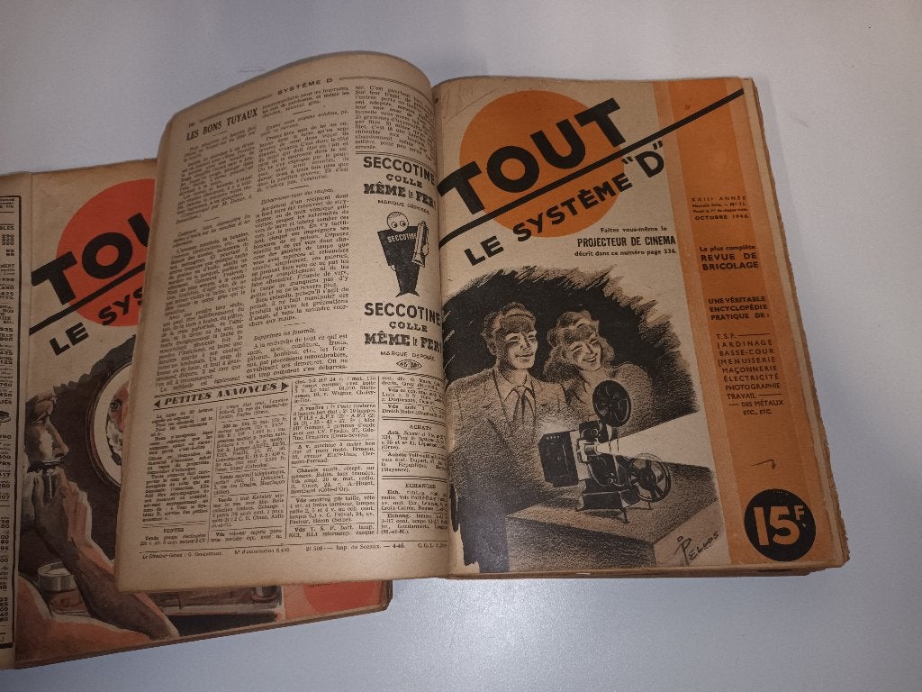 Magazines System D 1946-48, Enlèvement ou Envoi