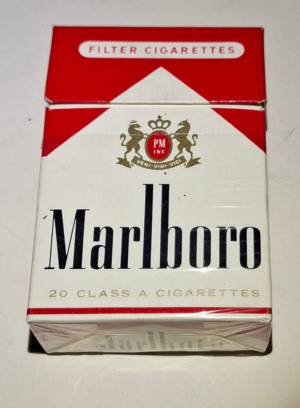 klassiek, vintage pakje Marlboro sigaretten. regie Française, Verzamelen, Ophalen of Verzenden