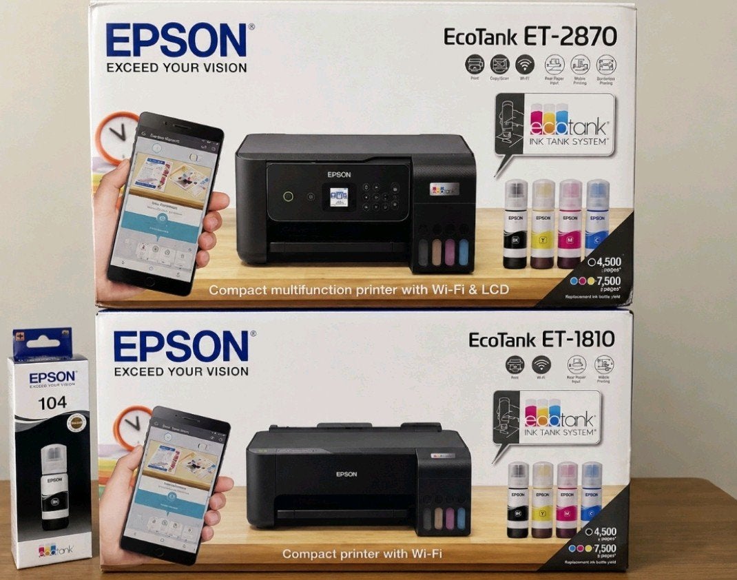 Epson EcoTank Set wegens verhuis., Ophalen