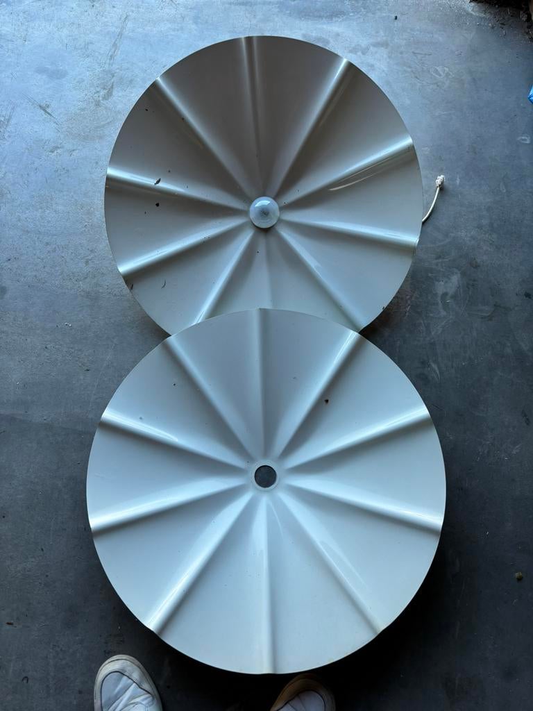 Oude lamp met lampenKap, Ophalen, Gebruikt