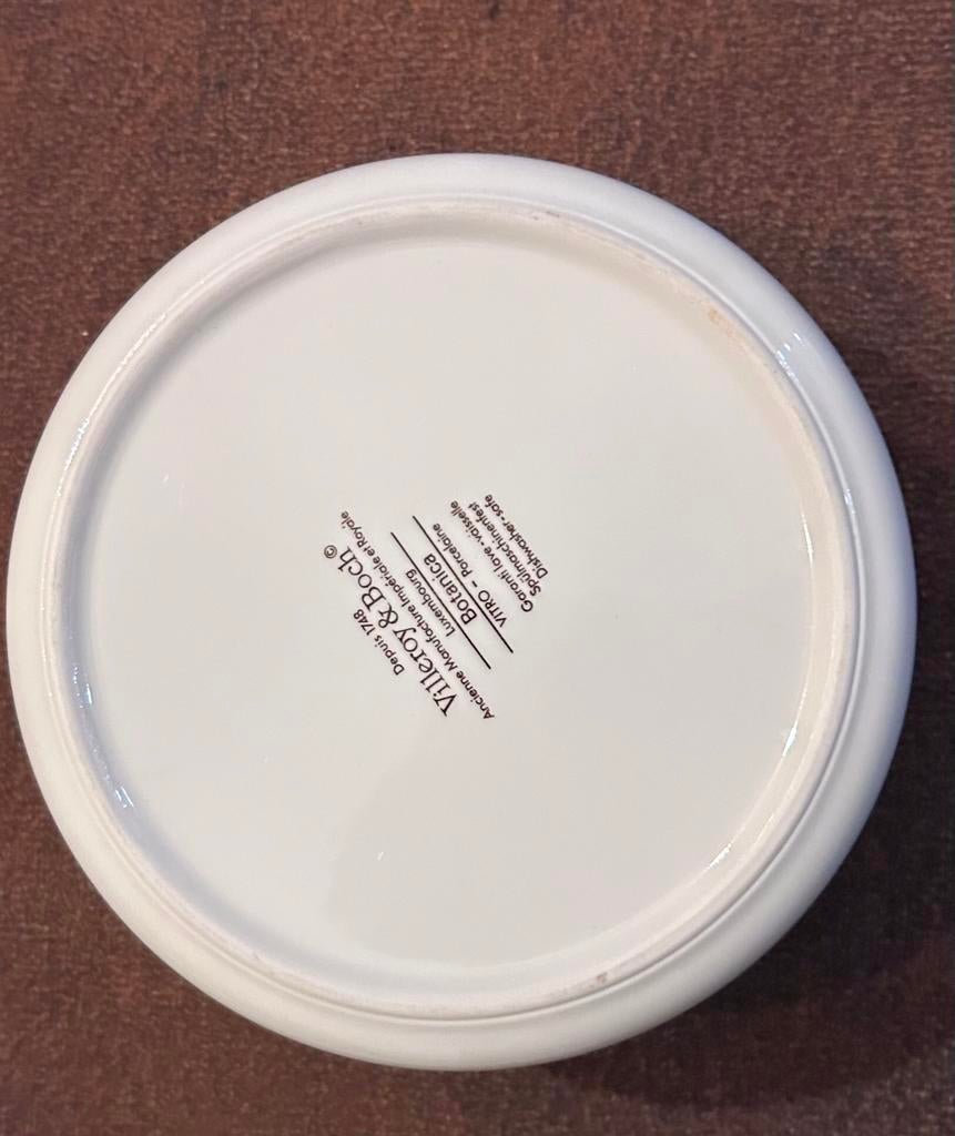 Bocal en porcelaine Villeroy & Boch Botanica avec couvercle, Enlèvement, Comme neuf